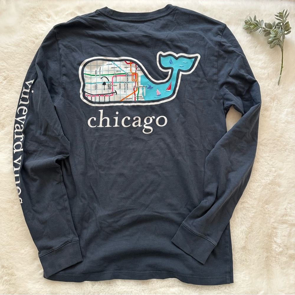 🩶SOLD🩶Vineyard Vines | EUC - Chicago Long Sleeve Tee - Size XS